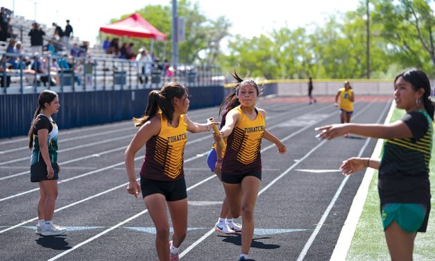 Tohatchi girls takes home gold in four relay races at district meet