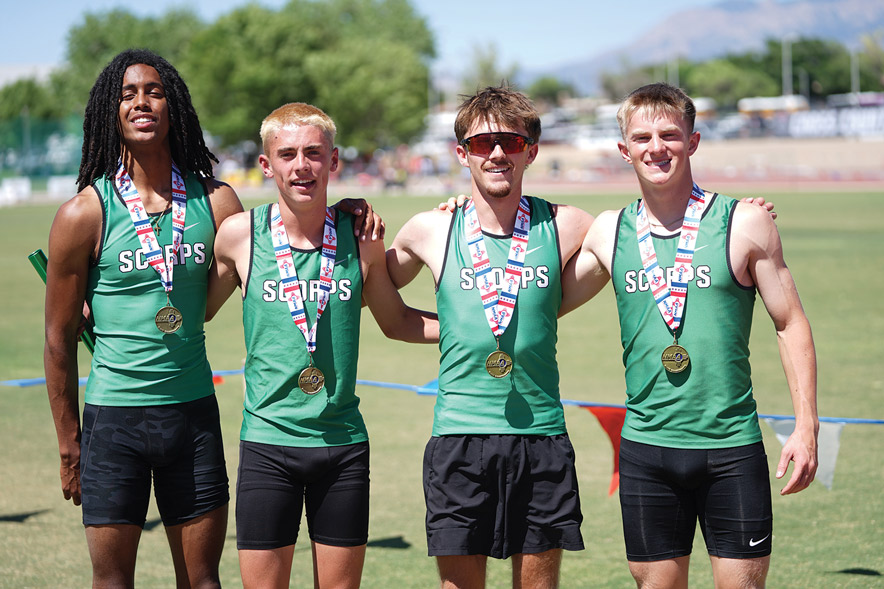 Farmington boys chase down 1600 medley state crown