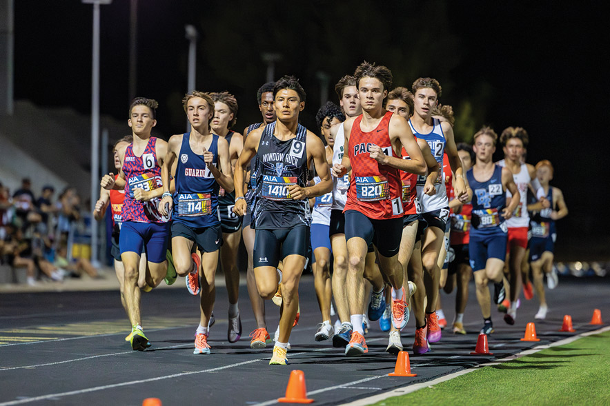 Page senior Symond Martin tops Division IV running field, earns three state crowns