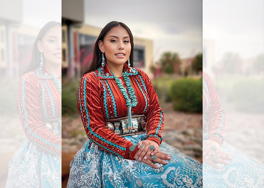 Diné student earns associate degree, salutatorian honors in same week