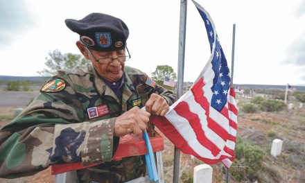 ‘You Are Not Forgotten’ <br>On Memorial Day, a Vietnam veteran honored his brother and a Navajo Code Talker at the Navajo Nation Veterans Cemetery