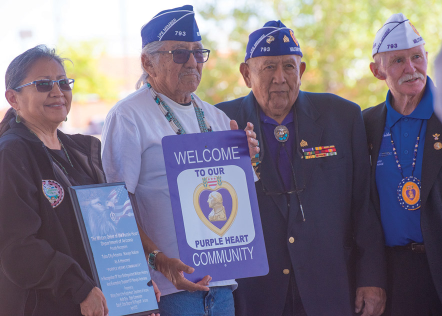 Naabik’íyáti’ Committee designates Diné Bikéyah as Purple Heart Navajo Nation