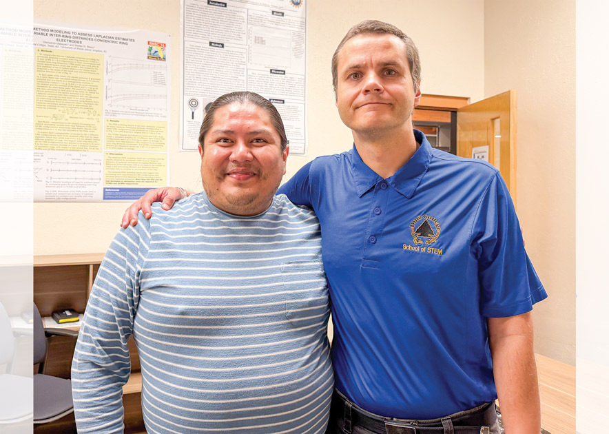 Diné College student <br>completes two degrees in two years