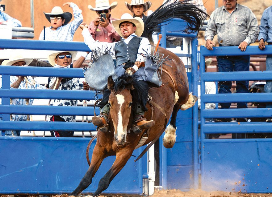 Double winner: Dulce bareback rider Jesse Wager wins Gallup Lions Club Rodeo