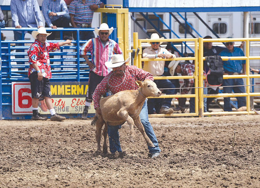 ‘Just be smooth’: Twin Lakes cowboy Roy Begay tops tie-down field