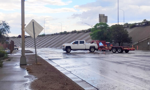 Monsoon flooding swamps Gallup streets, closes roads