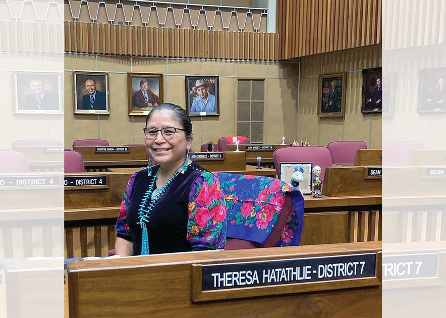 Hatathlie won’t seek another term, but says her work isn’t done