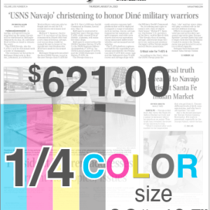 Advertising-10 Quarter Page Color