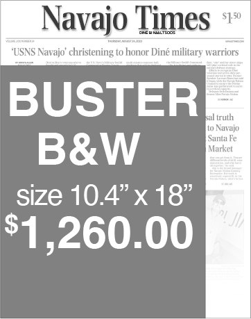Advertising-13 BUSTER Black and White
