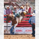 Two-time champion: Bareback rider Cauy Betony edges older brother, Wyatt, for Ceremonial win