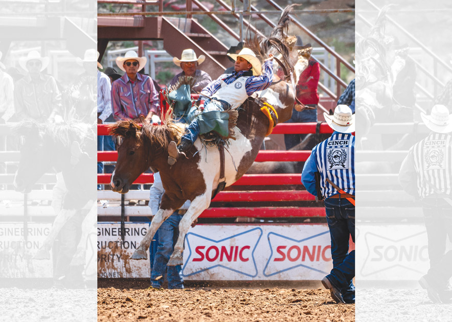 Two-time champion: Bareback rider Cauy Betony edges older brother, Wyatt, for Ceremonial win - Navajo Times