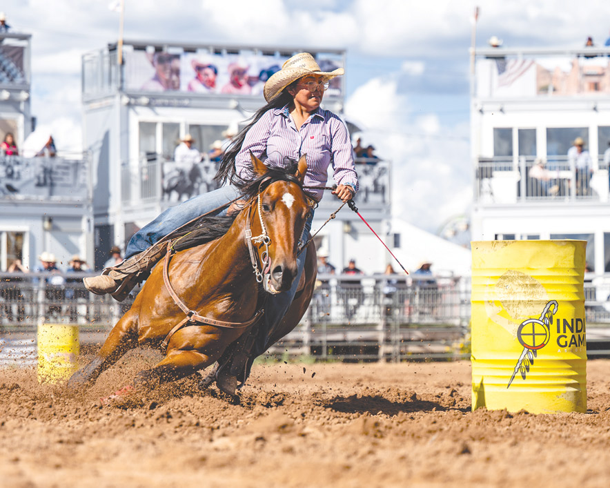 Tonalea barrel racer wins all-around, takes home roping box prize