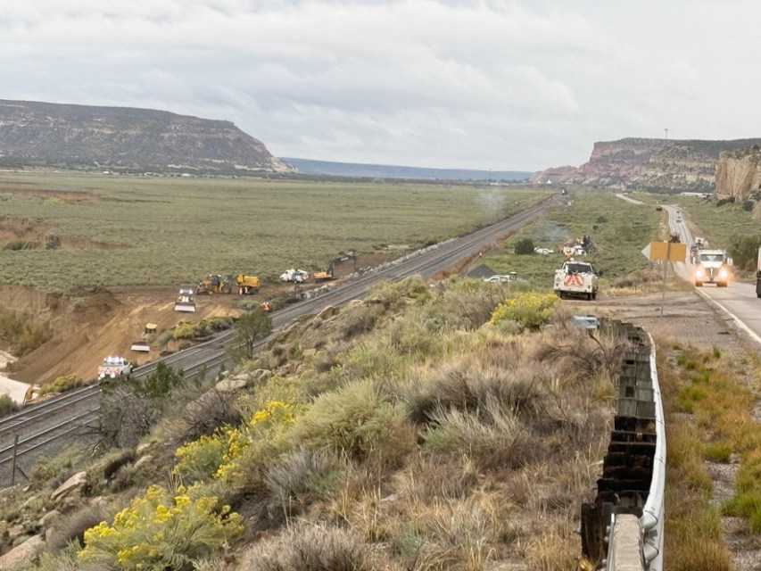 Flash floods wash out BNSF tracks near Arizona-New Mexico border