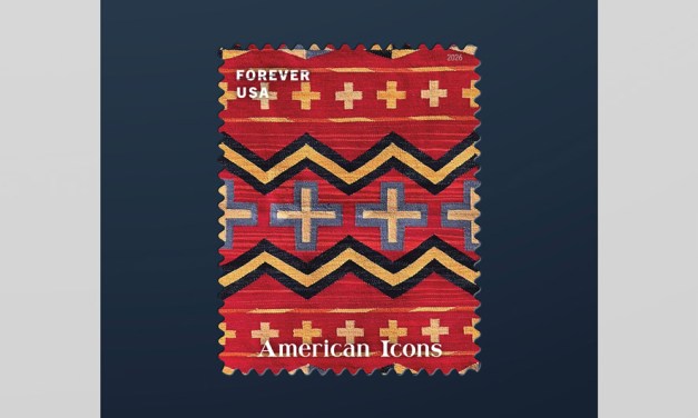 US Postal Service features blanket created by Rock Point artist Naiomi Glasses