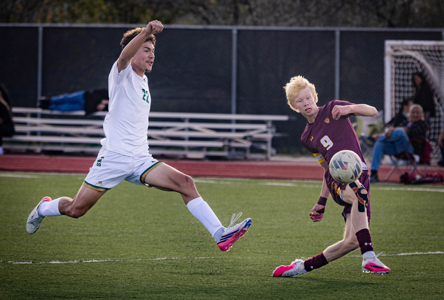 NM boys soccer playoffs  <br>Rehoboth Christian advances with 5-3 win