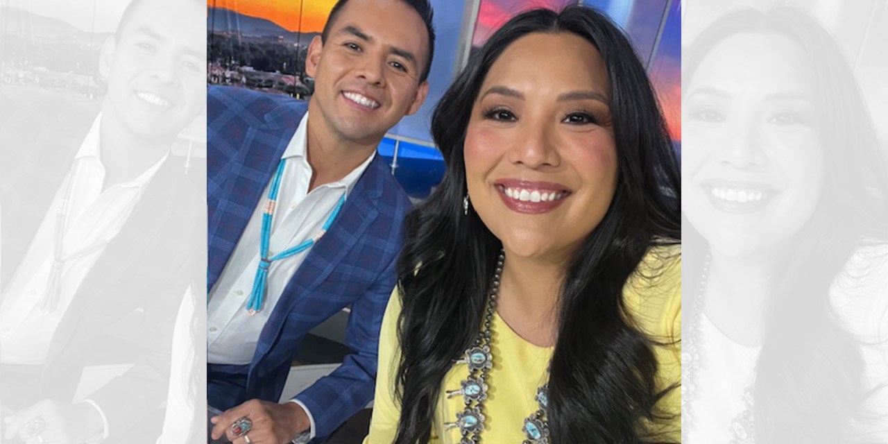Two Diné journalists prepare to share Arizona anchor desk